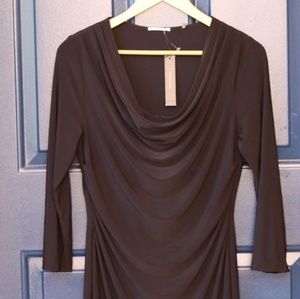 Tahari Dresses - Tahari | NWT black cowl neck 3/4 sleeve dress Tahari Dresses - Tahari | NWT black cowl neck 3/4 sleeve dress